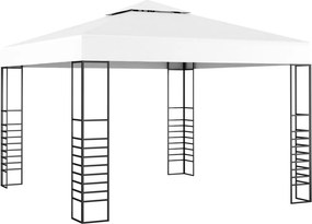 vidaXL fehér kerti pavilon 3 x 3 m