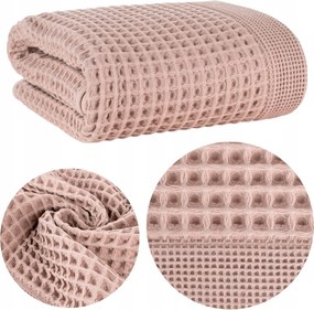 Melo Fürdőlepedő 50x90 cm rózsaszín pamut vastag nedvszívó puha spa