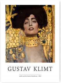 Gustav Klimt Portré Plakåt 30x40cm festmény #263