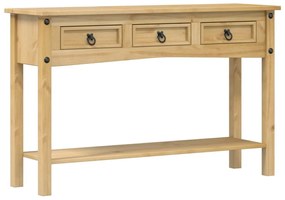 Corona tömör fenyőfa konzolasztal 114 x 34,5 x 73 cm