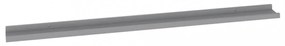 4 db szürke fali polc 115 x 9 x 3 cm