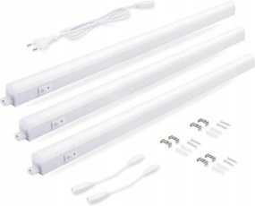 LED-es szekrény alatti lámpa 3x 14W 87,5 cm 1250 lm 4000K fehér konyhai szekrényekhez