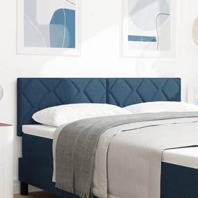 Fejtámla Gyémánt Blokk Mintával Kék 140 cm Szövet
