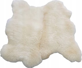 Szőnyeg kettes – Oldalvarrt báránybőr – Fehér- M