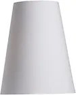RENDL CONNY 25/30 asztali lámpaernyő Polycotton fehér/fehér PVC max. 23W