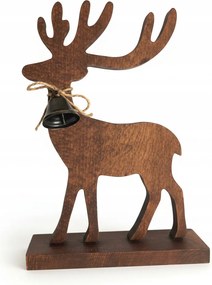 Nagy Fa Rénszarvas Karácsonyi 28 cm figura dekoráció ajándék dekoráció