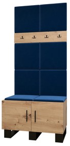 Előszobabútor Amanda 4 (artisan tölgy + kék). 1085889