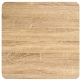 Világosbarna MDF bisztróasztal 60 x 60 cm