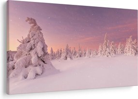 Kép - Fák a hótakaró alatt (90x60 cm)
