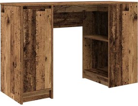vidaXL antik fa szerelt fa íróasztal 120x42x76 cm