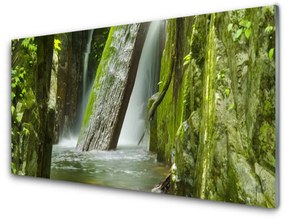 Akrilüveg fotó vízesés Természet 120x60 cm