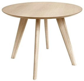 Asztal Oakland 908Világos tölgy, 75cm, Fa, Természetes fa furnér, Fa
