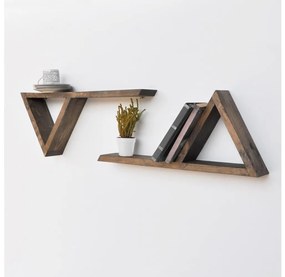 KÉSZLET 2x Fali polc fenyő