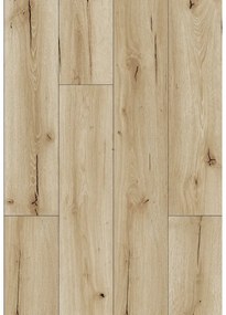 Mexen Sun Valley vinyl panelek 1240 x 182 mm SPC 6,5 mm, IXPE 1,5 mm alĂĄtĂ©ttel, 4 V-Fuga, Tölgy - F1006-1240-182-505-4V1-01