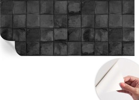 Modern öntapadós fotótapéta falra Szürke csempe 250x104 cm