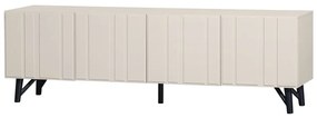Krémszínű borovi fenyő TV-állvány 181x56 cm Miller – WOOOD
