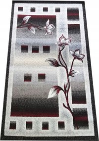 Otto 02 szőnyegdarab szürke-piros 200x290