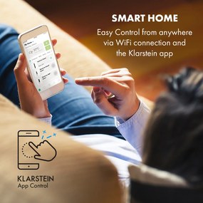 Klarstein Icetower Smart, torony ventilátor, 45 W, vezérlés alkalmazás által