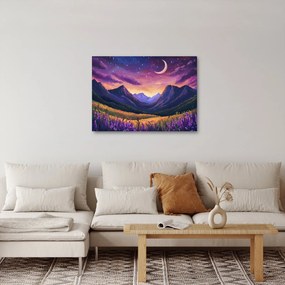 Kép - Lila táj (70x50 cm)
