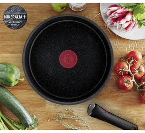 Alumínium edény készlet 8 db-os INGENIO Black stone L3998802 – Tefal