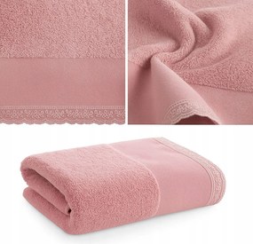 Kéztörlő 30x50 Csipkével Eurofirany Emi Hímzés