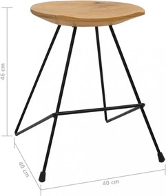 2 db tömör tíkfa ülőke