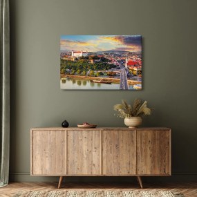 Kép - panoráma, Pozsony, Szlovákia (90x60 cm)