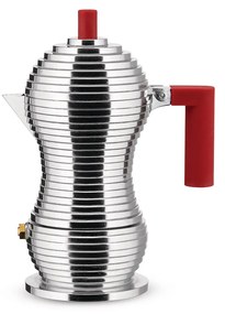 Pulcina eszpresszó kávéfőző, 70ml, piros - Alessi