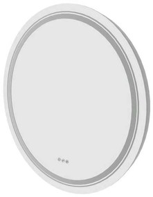 Amyra tükör LED világítással 60 cm, ezüst
