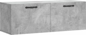 vidaXL betonszürke szerelt fa faliszekrény 100 x 36,5 x 35 cm