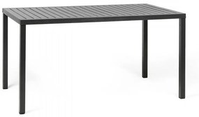 NARDI Cube 140x80 cm antracit szürke kültéri asztal