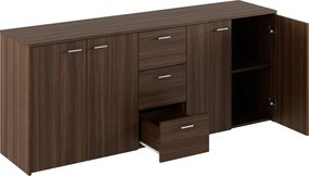 HUGOS 180 szekrény, tabacco dió