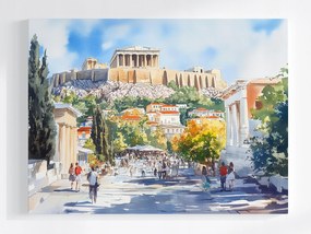 Vászonkép Canvas Görögország Athén Akropolisz Műemlék Templom Kilátás 80x60
