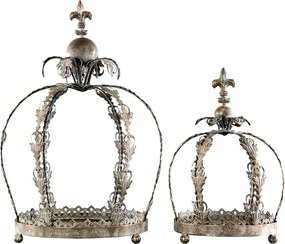 Karácsonyi Lampion Korona Régi Arany Retro Vintage Karácsony 2DB