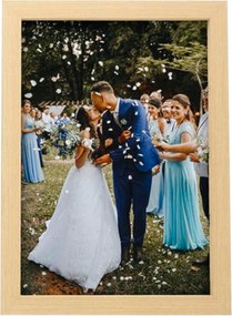 Képkeret Diploma Rajzok A4 21x30 álló fa akasztós képkeret