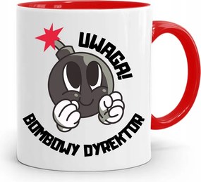 Igazgatónak Piros Bob Igazgató Bögre fényképes nyomtatással