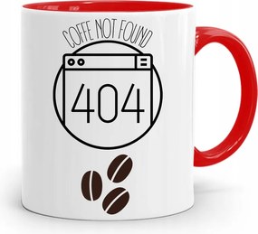Piros Programozó Informatikai Bögre 404 Error fényképes nyomtatással