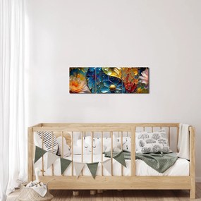 Kép - Harmónia és egyensúly (órával) (90x30 cm)