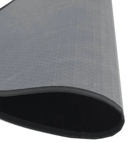 kerek fekete bambusz szőnyeg 100 cm