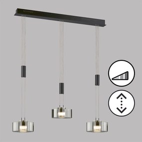 Fischer & Honsel modern függeszték lavin bézs fekete szürke fhl61096