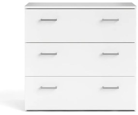 Fehér alacsony komód 74x70 cm Space – Tvilum