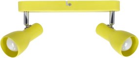 Spotlámpa PICARDO 2xE14/40W/230V sárga