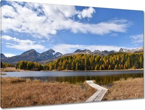 Festmények 120x80 Tájkép Fa híd