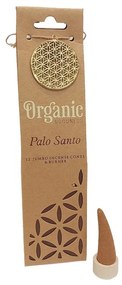 Illatos bio frangipani Palo Santo illatosítókészlet, 12 db, kerámia állvánnyal