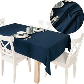 Abrosz Vízálló Asztalra Aruba 120x160cm 011 sötétkék szín