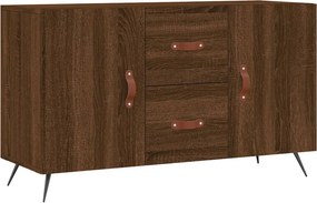 vidaXL barna tölgyszínű szerelt fa tálalószekrény 100 x 36 x 60 cm