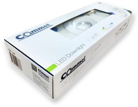 Commel süllyesztett LED panel, állítható, kerek 90mm 4000K, 3db