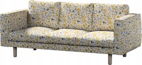 Norsborg 3 személyes kanapé huzat Ikea sárga-kék