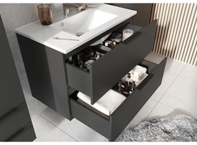 Antracitszürke fürdőszobai bútor szett Crandon – Germania