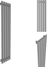 Dekorációs Radiátor FÜGGŐLEGES-R5 1600/380 Antracit